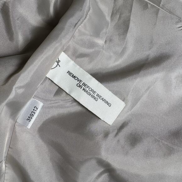 Classic Ann Taylor Suit Jacket Size 14 Beige Tan Womens Office Siren Business - Picture 4 of 10